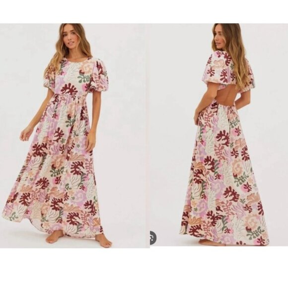 Anthropologie Beach Riot Weston dress in desert succulent XL - Picture 1 of 14